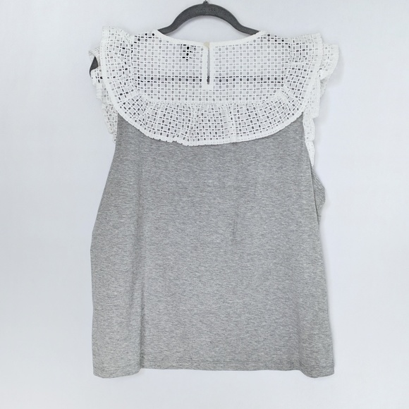 J. Crew - Grey and White Top - Picture 5 of 5